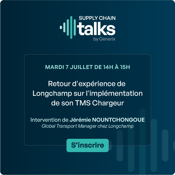 Supply Chain Talks bu Generix &eacute;pisode 1 TMS